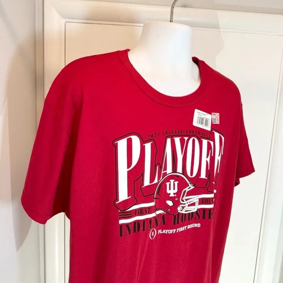 NWT 6 Pack Hanes Indiana T-Shirts Med, Lg, Xl - Picture 8 of 16